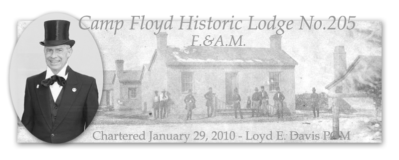 Camp Floyd Historic Masonic Lodge No. 205 Free and Accepted Masons of Utah