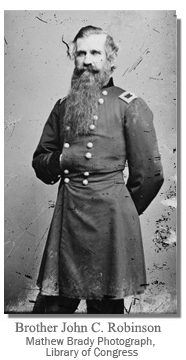 Captain John Cleveland Robinson first Master of Rocky Mountain Lodge No. 205, Medal of Honor Recipient